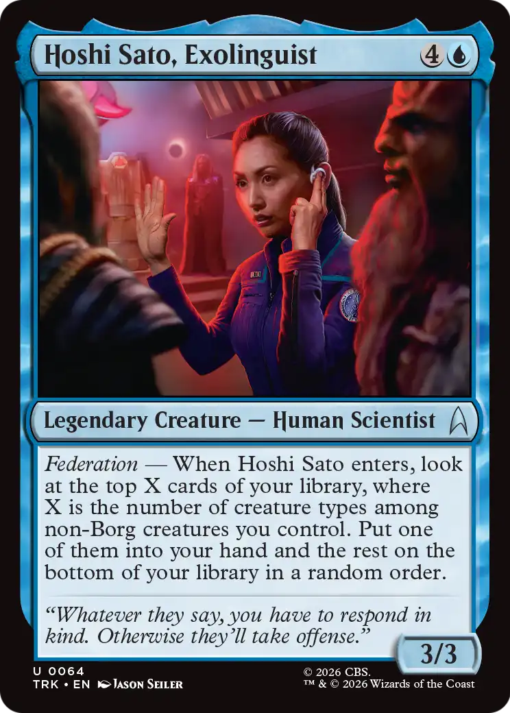 Hoshi Sato, Exolinguist [Star Trek] | Chromatic Games