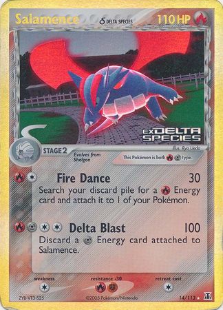 Salamence (14/113) (Delta Species) (Stamped) [EX: Delta Species] | Chromatic Games