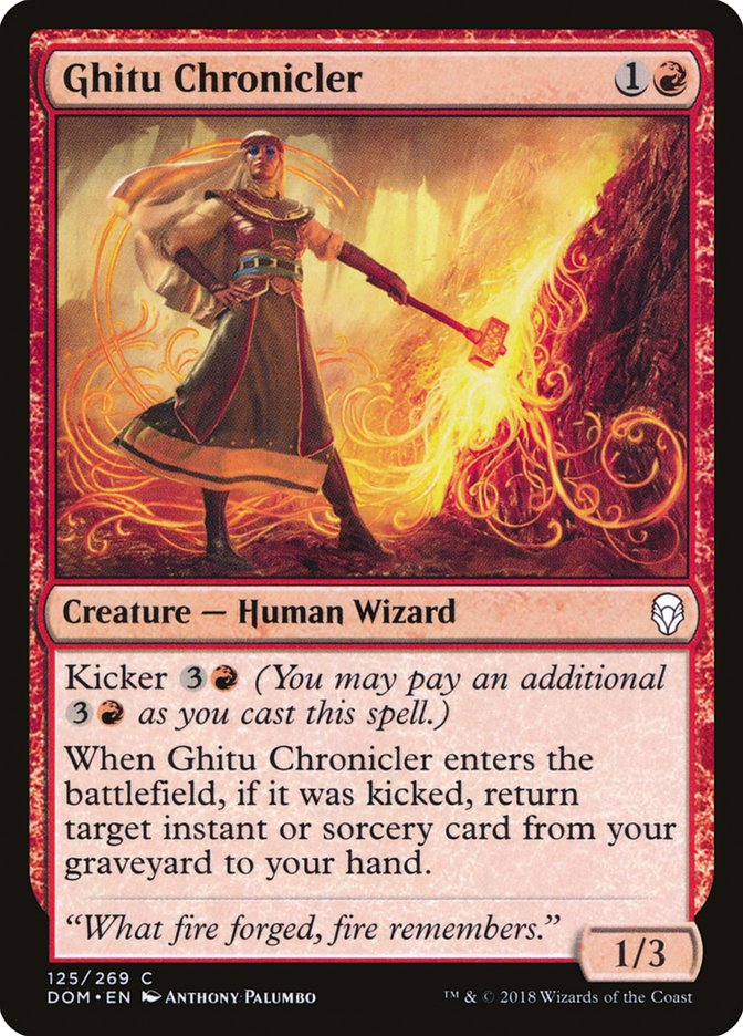 Ghitu Chronicler 125/269 (Dominaria)  | Chromatic Games
