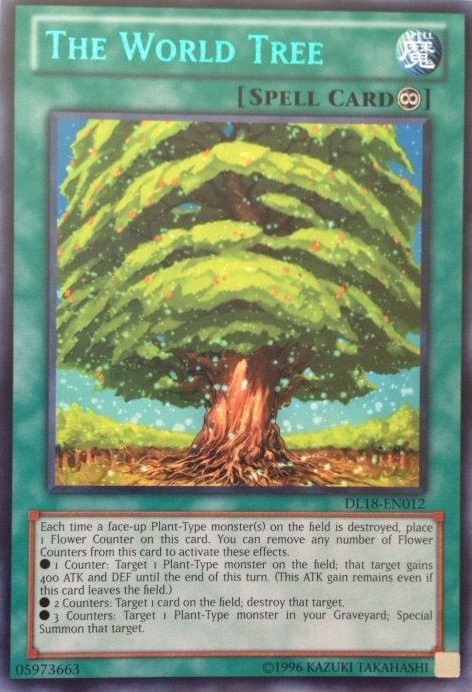 The World Tree (Green) [DL18-EN012] Rare | Chromatic Games
