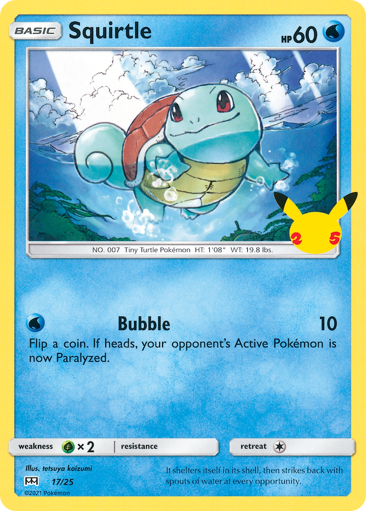 Squirtle (17/25) [McDonald's 25th Anniversary] | Chromatic Games