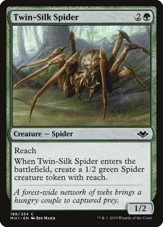 Twin-Silk Spider [Modern Horizons] | Chromatic Games