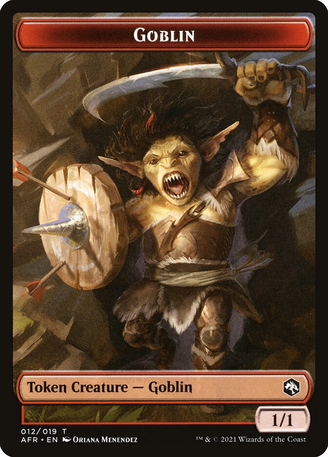 Lost Mine of Phandelver // Goblin Double-Sided Token [Dungeons & Dragons: Adventures in the Forgotten Realms Tokens] | Chromatic Games