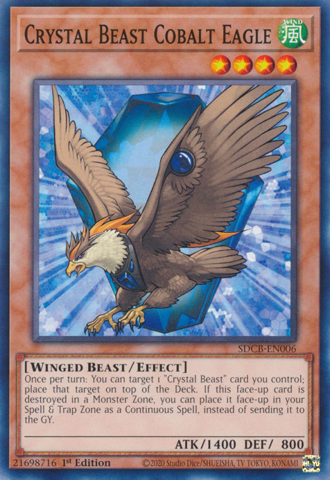 Crystal Beast Cobalt Eagle [SDCB-EN006] Common | Chromatic Games