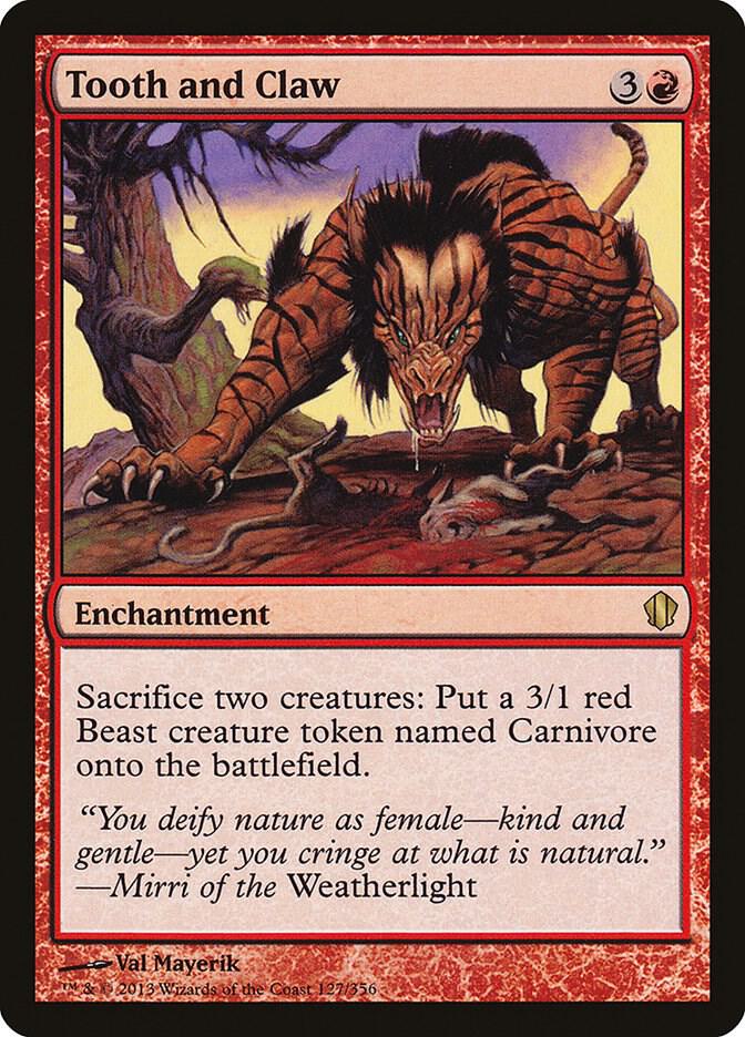 Tooth and Claw 127/356 (Commander 2013)  | Chromatic Games