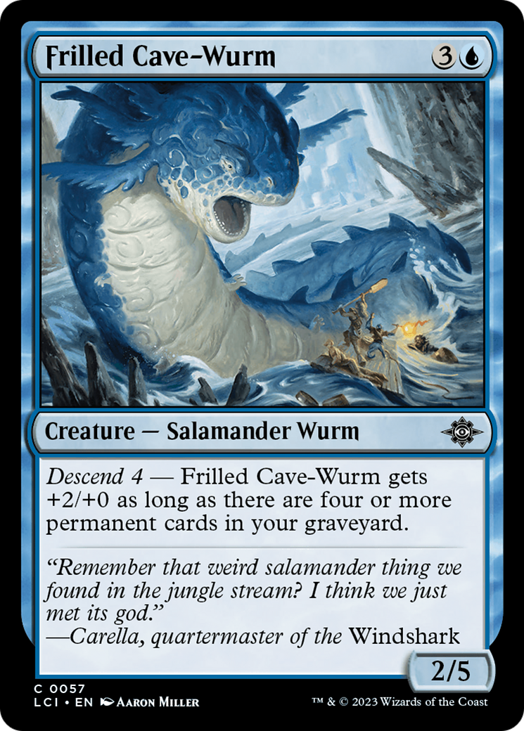 Frilled Cave-Wurm [The Lost Caverns of Ixalan] | Chromatic Games