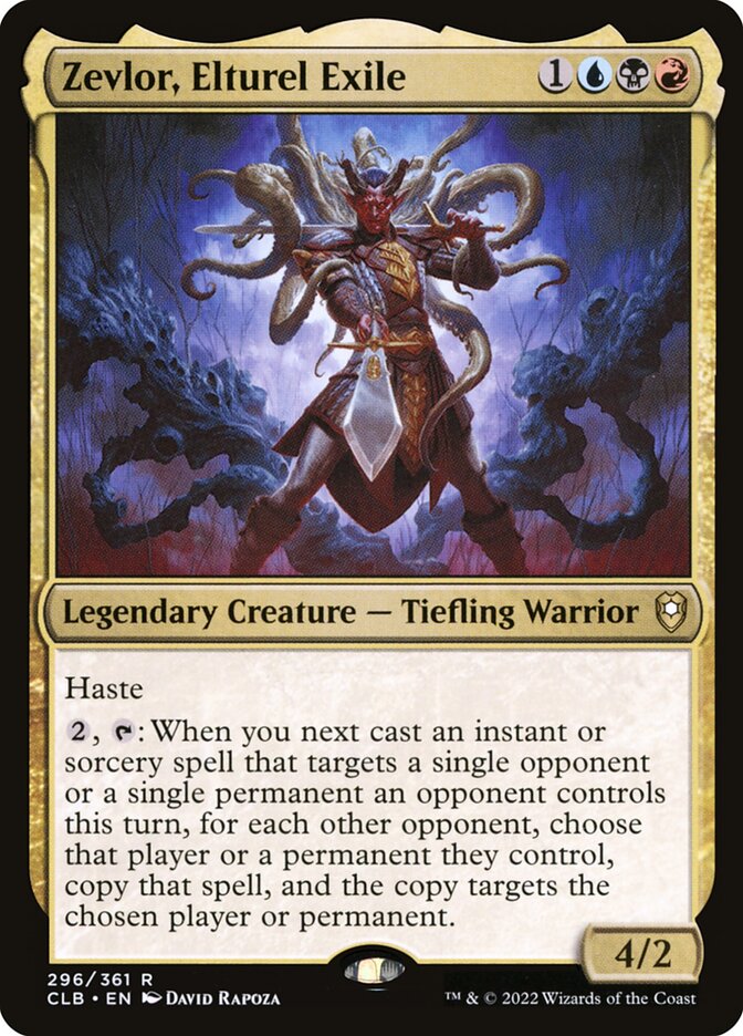 Zevlor, Elturel Exile 296 (Commander Legends: Battle for Baldur's Gate)  | Chromatic Games