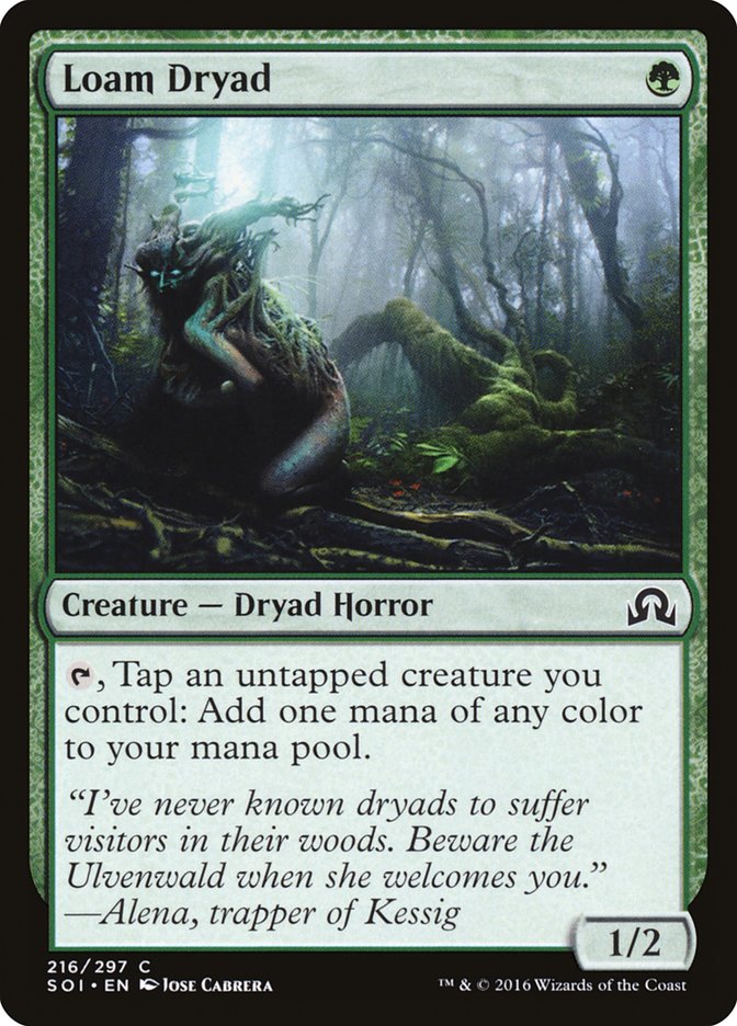 Loam Dryad 216/297 (Shadows over Innistrad)  | Chromatic Games