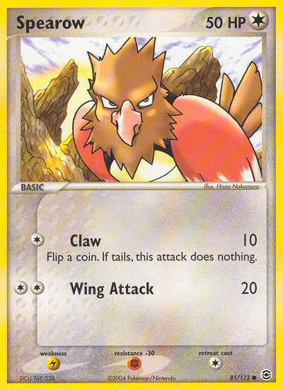 Spearow (81/112) [EX: FireRed & LeafGreen] | Chromatic Games