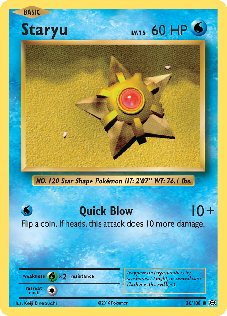 Staryu (30/108) [XY: Evolutions] | Chromatic Games