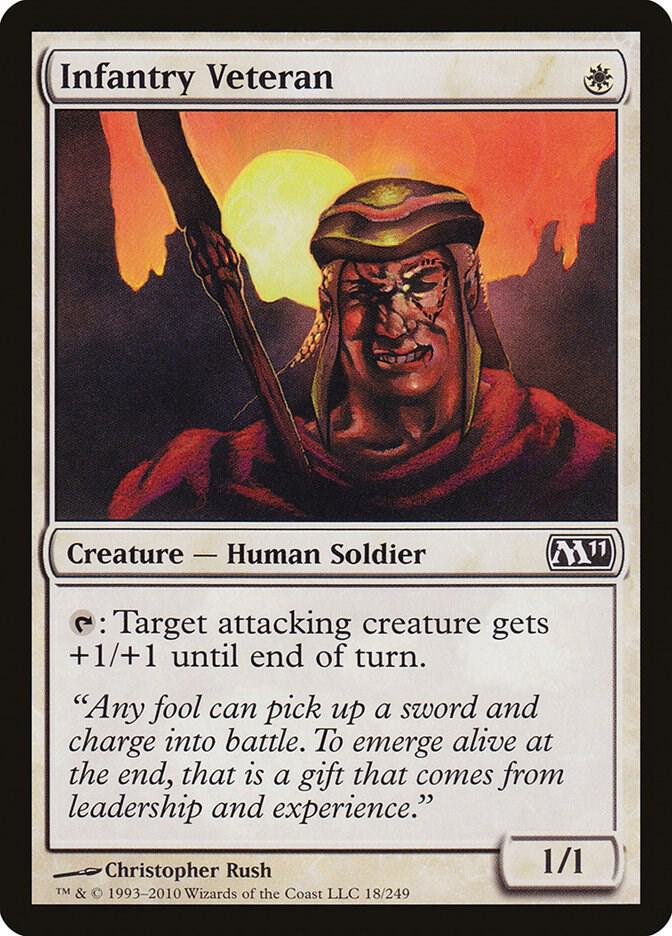Infantry Veteran 18/249 (Magic 2011 (M11))  | Chromatic Games