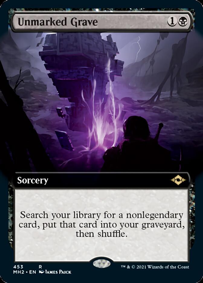 Unmarked Grave (Extended Art) [Modern Horizons 2] | Chromatic Games