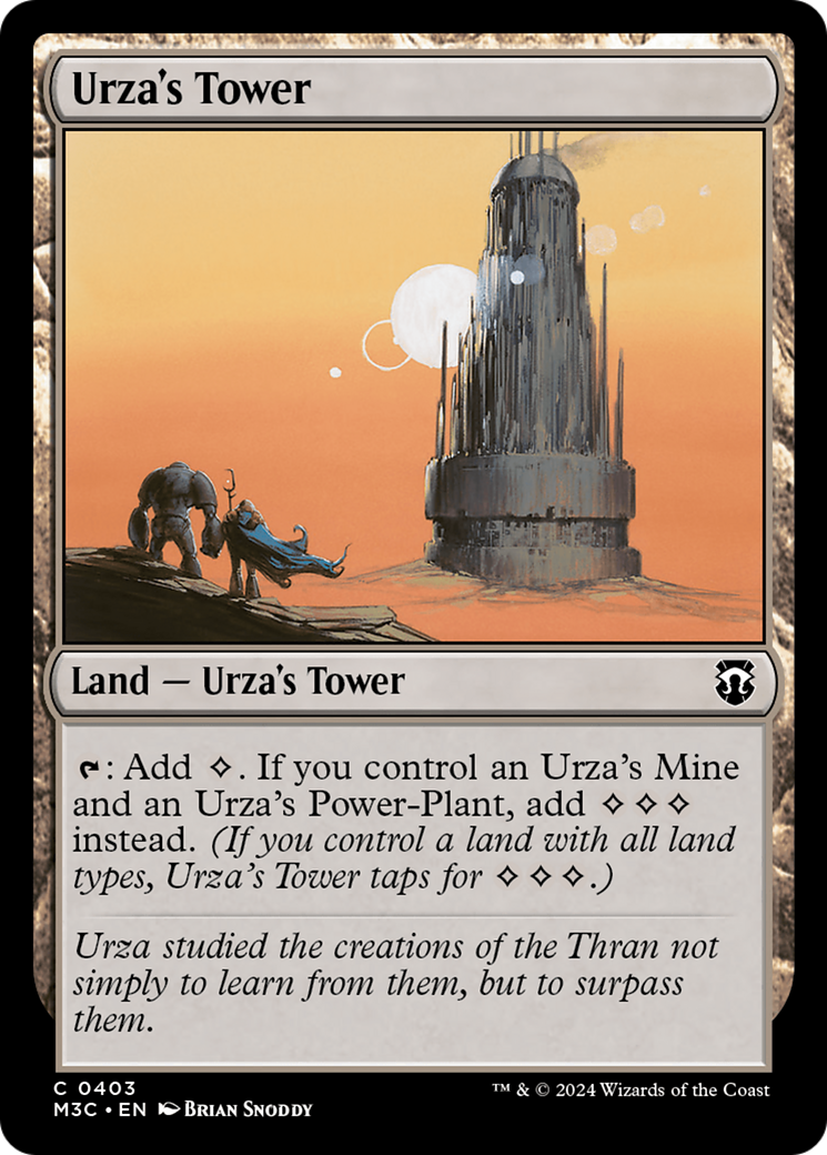 Urza's Tower (Ripple Foil) [Modern Horizons 3 Commander] | Chromatic Games