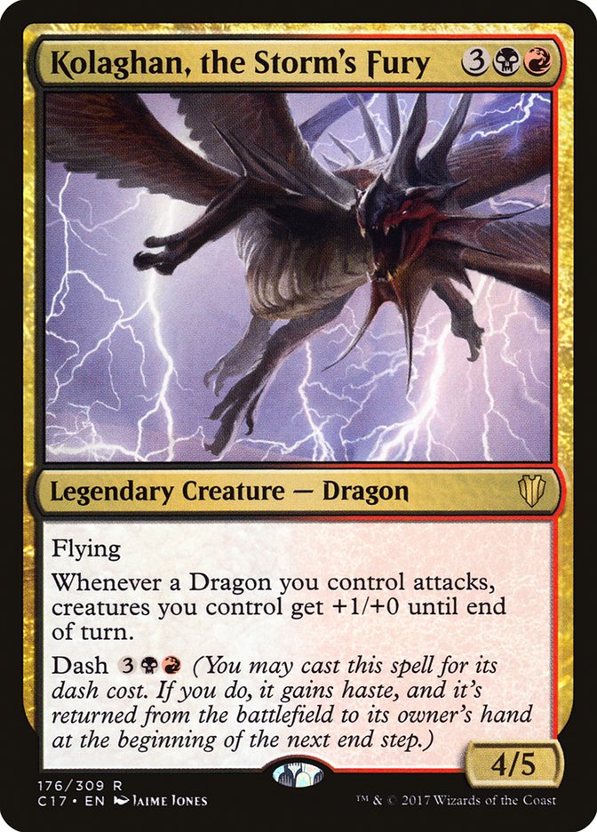 Kolaghan, the Storm's Fury 176/309 (Commander 2017)  | Chromatic Games