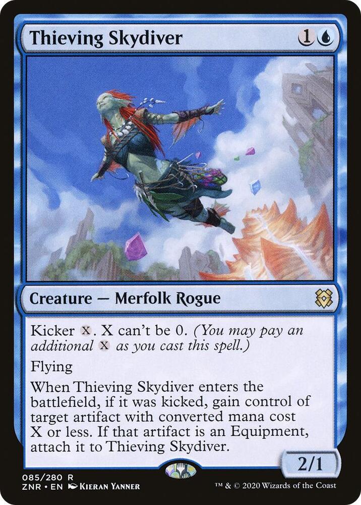 Thieving Skydiver 85/280 (Zendikar Rising)  | Chromatic Games