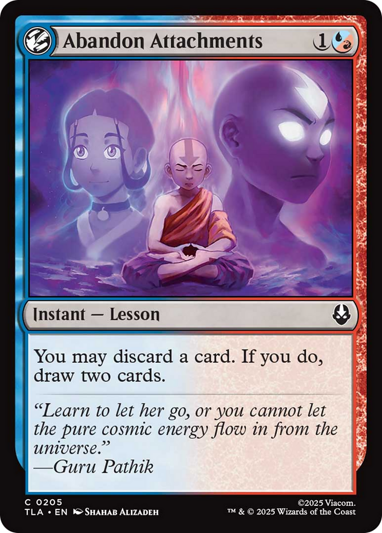 Abandon Attachments [Avatar: The Last Airbender] | Chromatic Games