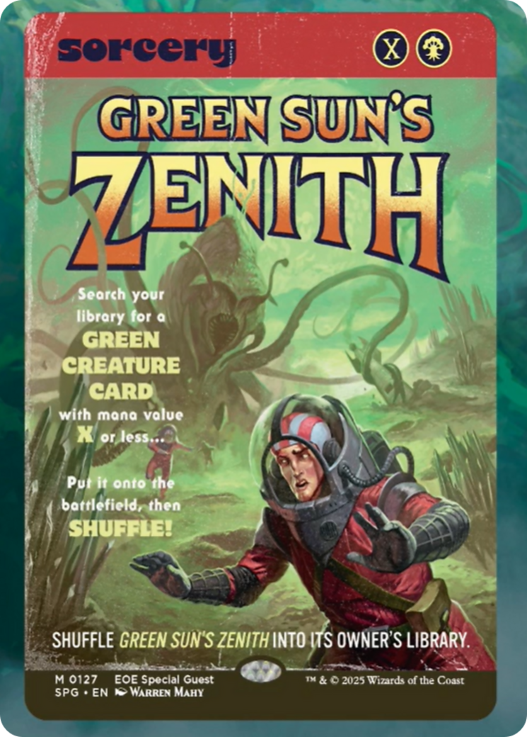 Green Sun's Zenith (Showcase) [Edge of Eternities Special Guests] | Chromatic Games