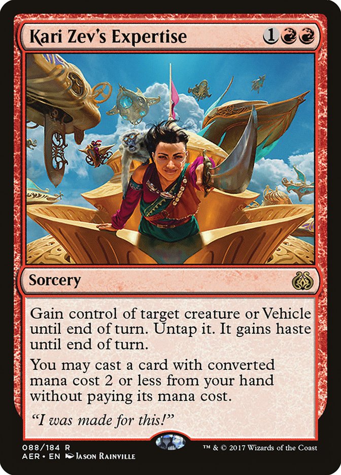 Kari Zev's Expertise 88 (Aether Revolt)  | Chromatic Games