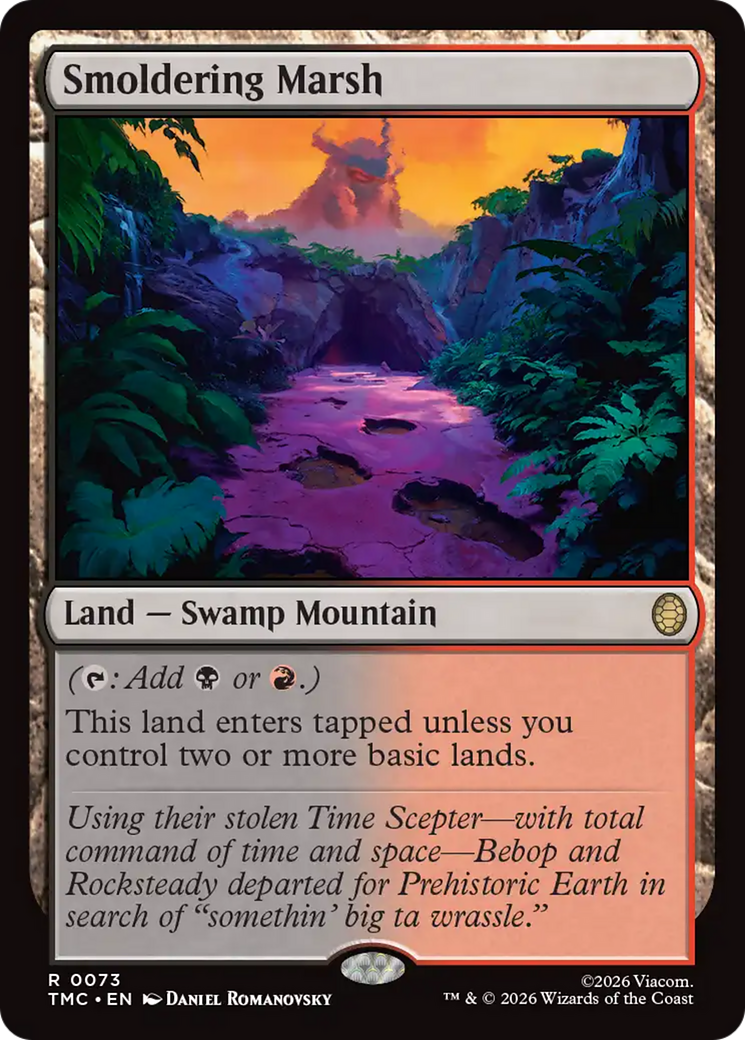 Smoldering Marsh [Teenage Mutant Ninja Turtles Commander] | Chromatic Games