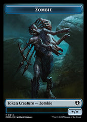 Human Soldier // Zombie (0013) Double-Sided Token [Commander Masters Tokens] | Chromatic Games