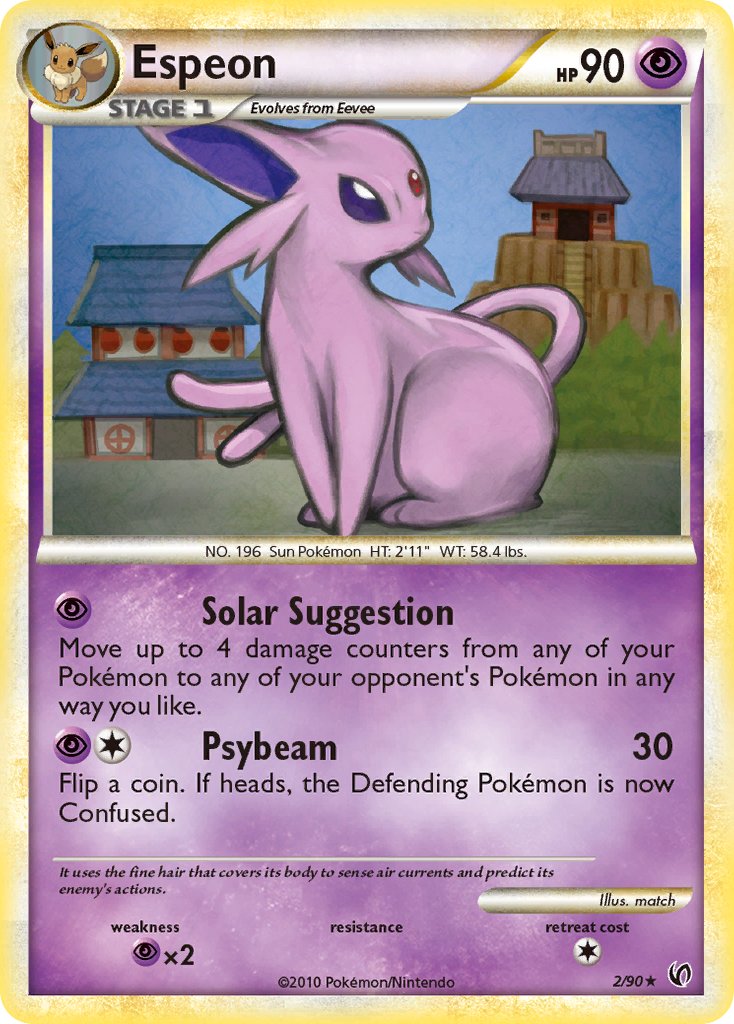 Espeon (2/90) (Theme Deck Exclusive) [HeartGold & SoulSilver: Undaunted] | Chromatic Games