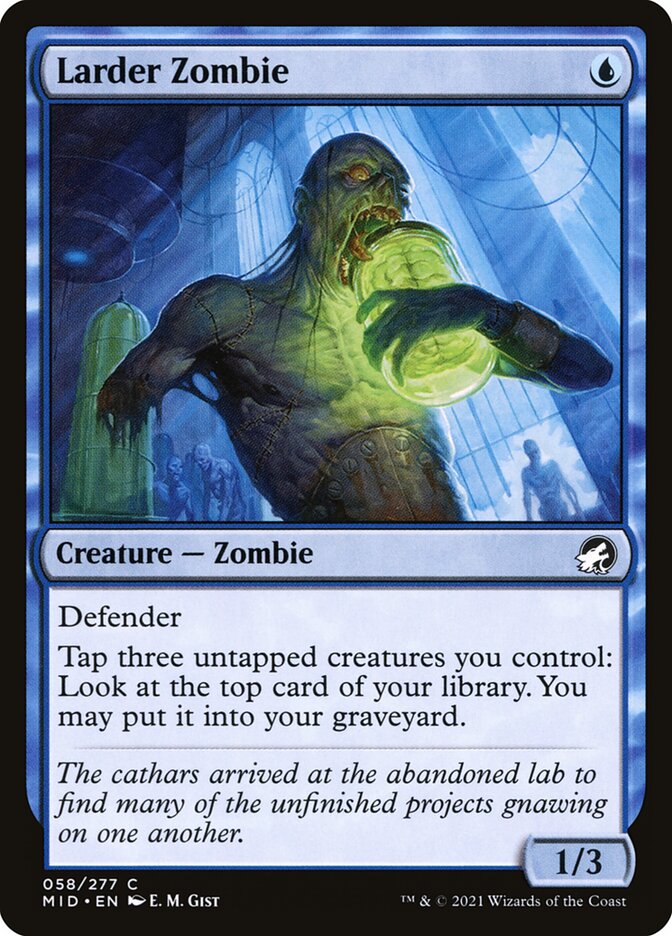 Larder Zombie 58/277 (Innistrad: Midnight Hunt)  | Chromatic Games