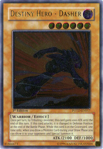 Destiny Hero - Dasher [POTD-EN017] Ultimate Rare | Chromatic Games