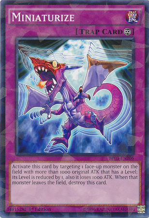 Miniaturize [BP03-EN206] Shatterfoil Rare | Chromatic Games