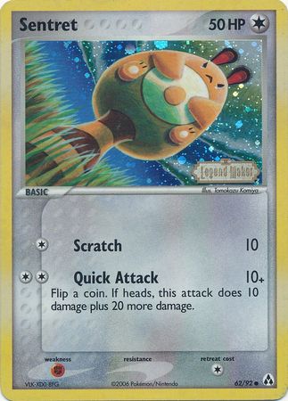 Sentret (62/92) (Stamped) [EX: Legend Maker] | Chromatic Games