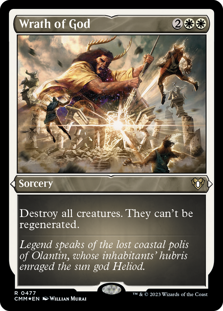 Wrath of God (Foil Etched) [Commander Masters] | Chromatic Games