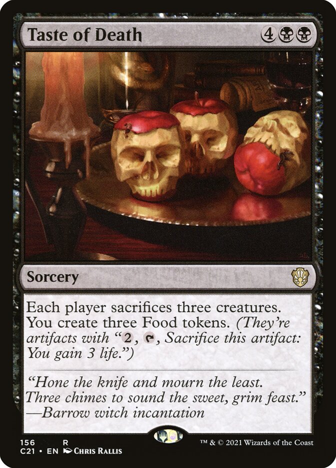 Taste of Death 156/81 (Commander 2021)  | Chromatic Games