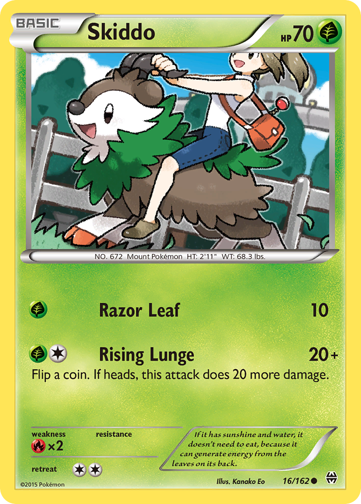 Skiddo (16/162) [XY: BREAKthrough] | Chromatic Games