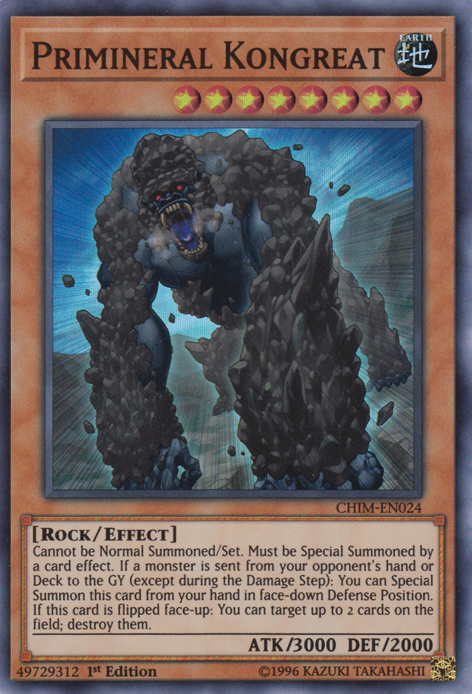 Primineral Kongreat [CHIM-EN024] Super Rare | Chromatic Games