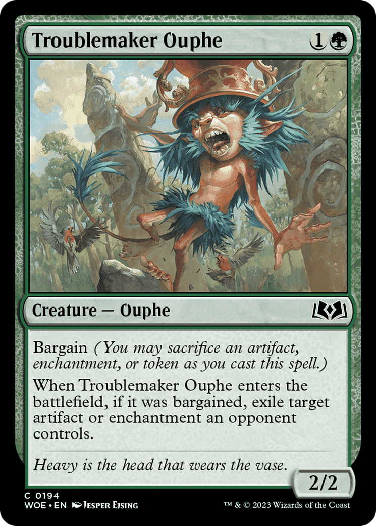 Troublemaker Ouphe [Wilds of Eldraine] | Chromatic Games