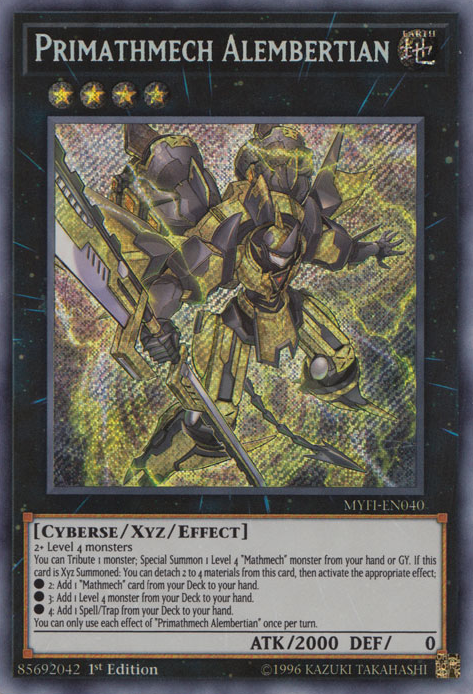Primathmech Alembertian [MYFI-EN040] Secret Rare | Chromatic Games