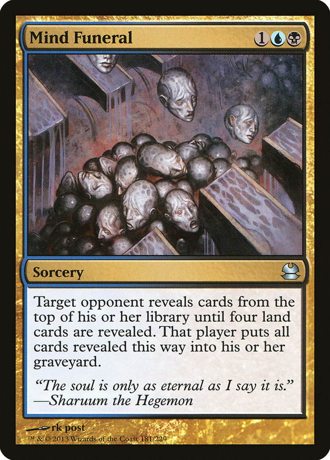 Mind Funeral 181/229 (Modern Masters)  | Chromatic Games