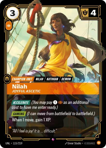Nilah - Joyful Ascetic 115/219 (Unleashed)  - Foil | Chromatic Games