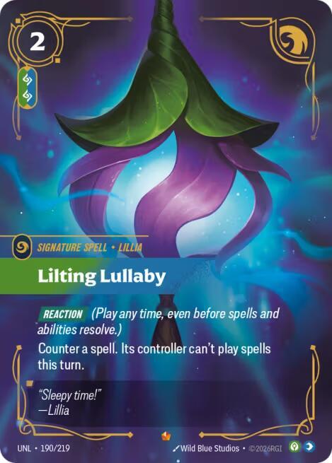 Lilting Lullaby 190/219 (Unleashed)  - Foil | Chromatic Games