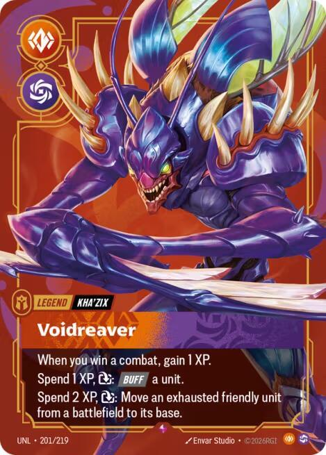 Kha'Zix - Voidreaver 201/219 (Unleashed)  - Foil | Chromatic Games
