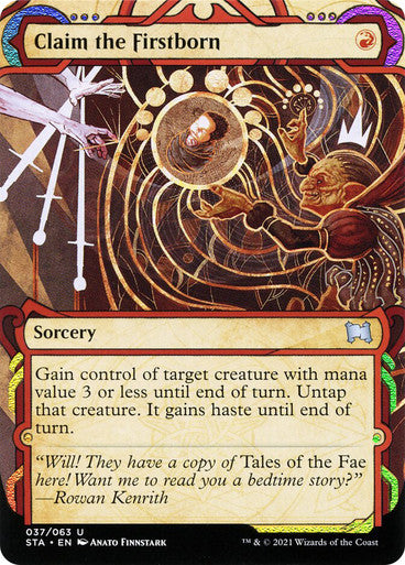 Claim the Firstborn  37 (Strixhaven: Mystical Archives)  - Etched Foil | Chromatic Games