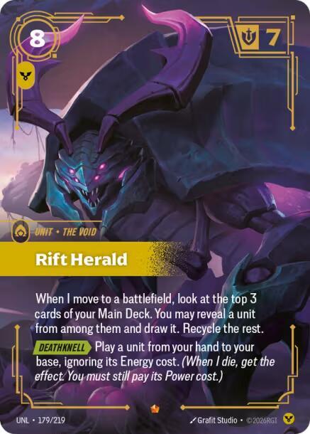 Rift Herald 179/219 (Unleashed)  - Foil | Chromatic Games