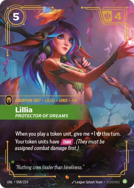 Lillia - Protector of Dreams 058/219 (Unleashed)  - Foil | Chromatic Games