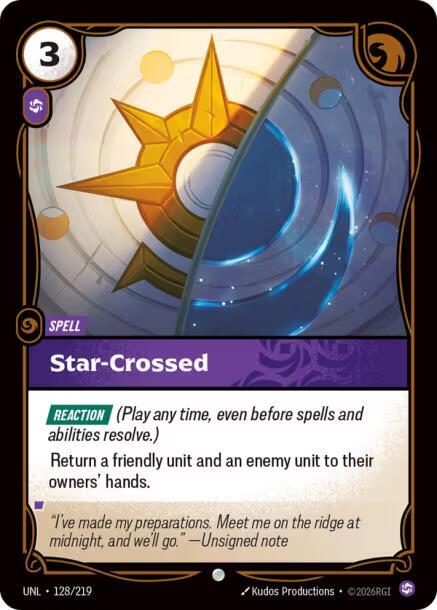 Star Crossed 128/219 (Unleashed)  - Foil | Chromatic Games