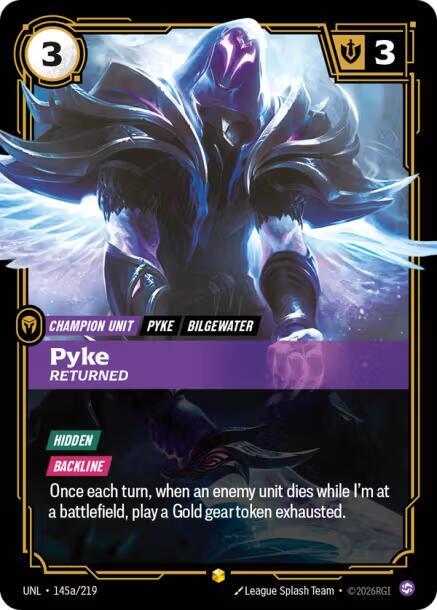 Pyke - Returned 145a/219 (Unleashed)  - Foil | Chromatic Games