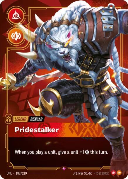 Rengar - Pridestalker 183/219 (Unleashed)  - Foil | Chromatic Games