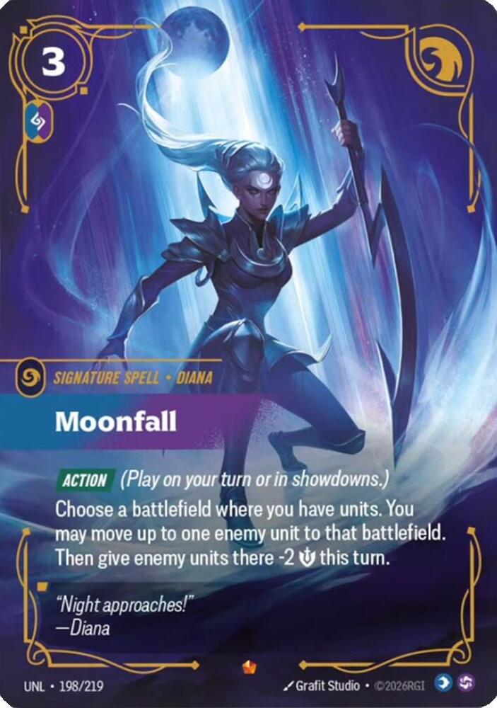 Moonfall 198/219 (Unleashed)  - Foil | Chromatic Games