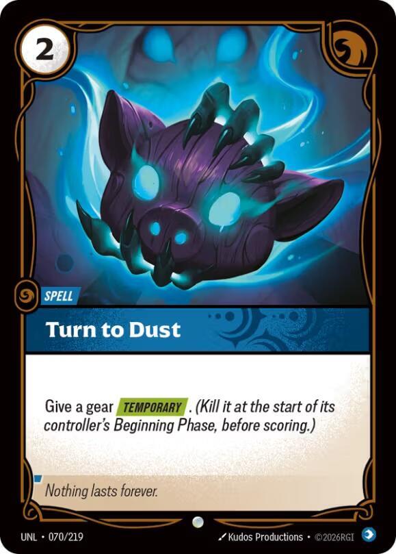 Turn to Dust 070/219 (Unleashed)  - Foil | Chromatic Games