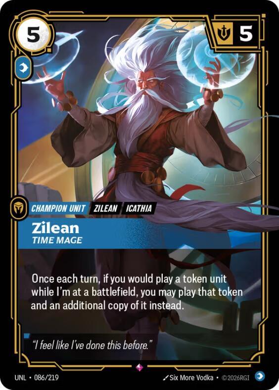 Zilean - Time Mage 086/219 (Unleashed)  - Foil | Chromatic Games