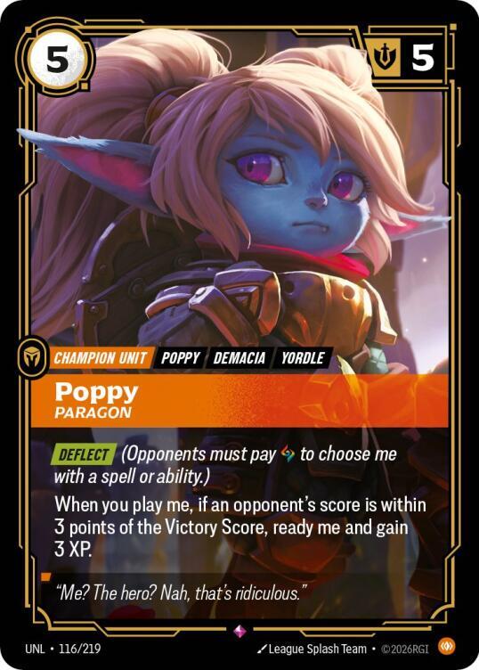 Poppy - Paragon 116/219 (Unleashed)  - Foil | Chromatic Games