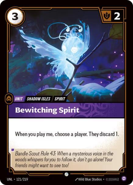Bewitching Spirit 121/219 (Unleashed)  - Foil | Chromatic Games